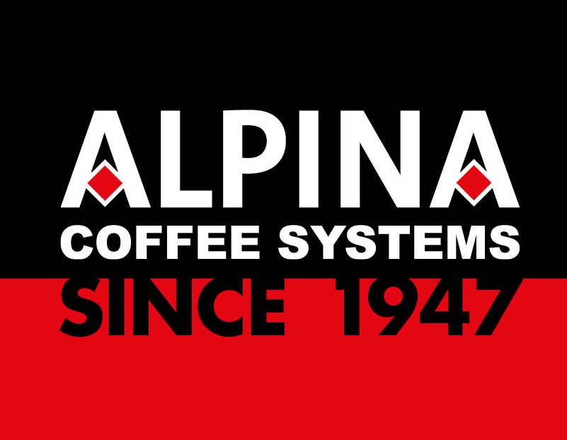 Alpina Logo rot weiß